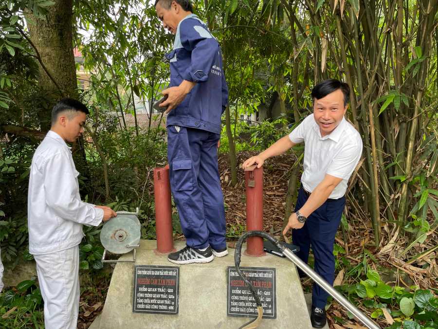 Groundwater well in Vietnam