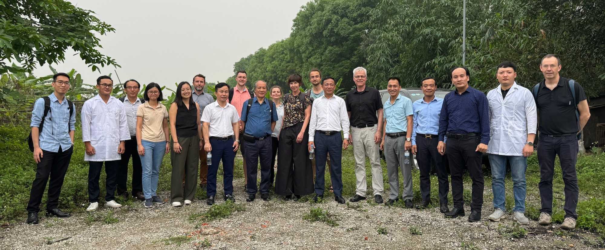 Group picture of the DeltAs research team taken at the Kick-off meeting in Hanoi in April 2024